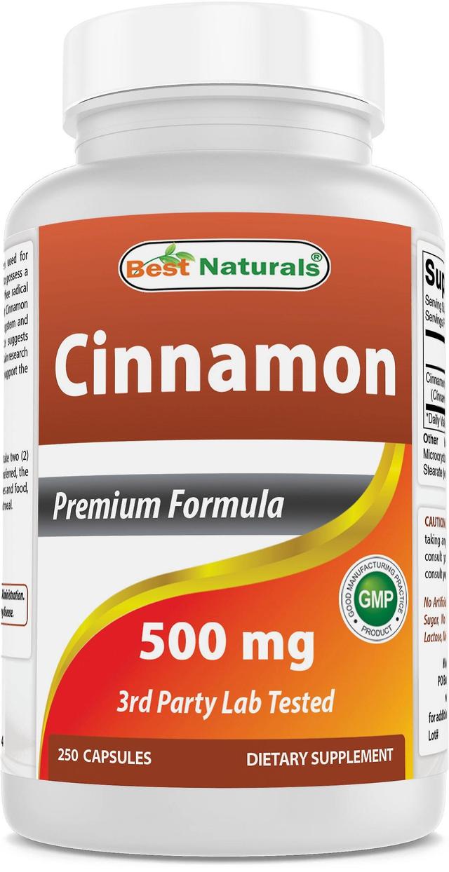 Best naturals cinnamon 500 mg 250 capsules on Productcaster.