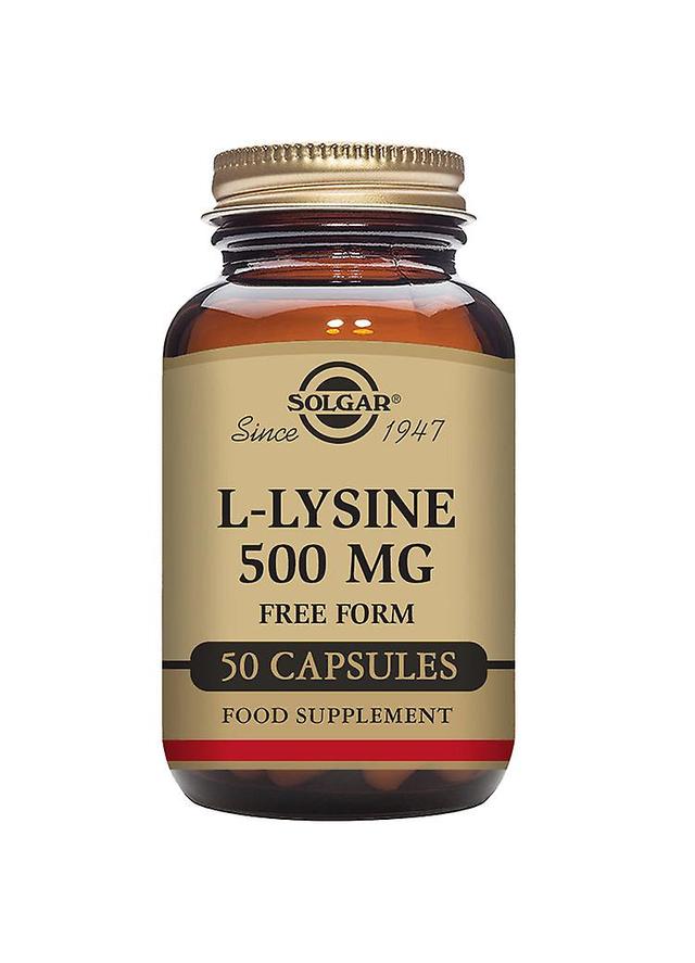 Solgar l-lysiini 500mg 50's on Productcaster.