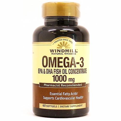 Windmill Health Omega 3 Epa & Dha,1000mg,60 Soft gels (Pack of 6) on Productcaster.