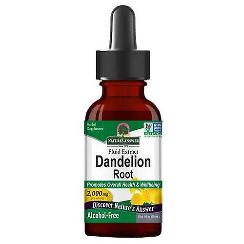 Nature's Answer Dandelion Root, ORGANIC ALCOHOL FREE, 1 OZ (Pack of 2) on Productcaster.