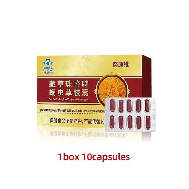 Tib Male Endurance Capsule Maca Cordyceps Militaris Extract Health Food Support Men Energy Strength Stamina Supplements 1box on Productcaster.