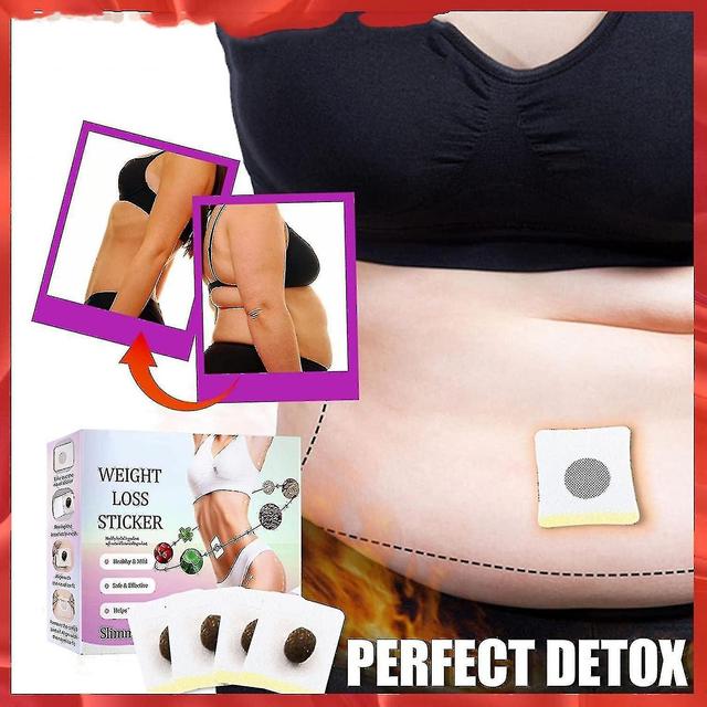 Perfect Detox Slimming Patch, Effective Ancient Remedy Healthy Detox Slimming Belly Pellet, Mugwort Navel Sticker, Herbal Slimming Tummy Pellets (6... on Productcaster.