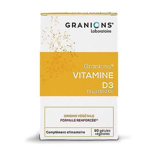 Granions Vitamin D3 10μg 60 capsules on Productcaster.