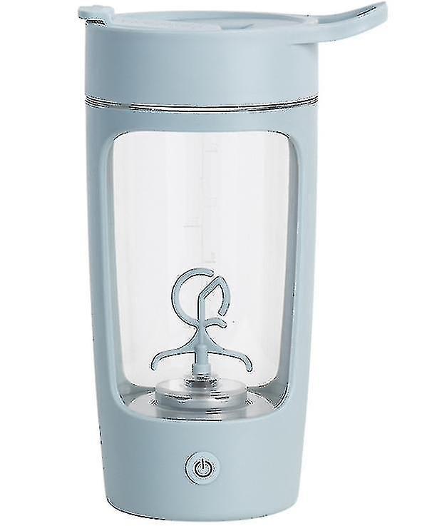 650ml Taza de mezcla automática inteligente Proteína en polvo Reemplazo de comida en polvo Deportes Botella de agua portátil azul on Productcaster.