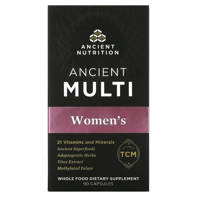 Dr. Axe / Ancient Nutrition, Ancient Multi, Women's, 90 Capsules on Productcaster.