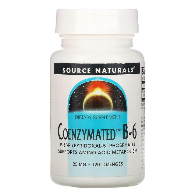 Source Naturals, Coenziymated B-6, 25 mg, 120 Losanghe on Productcaster.