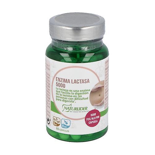 Naturlider Lactase enzyme 5000 Fcc 60 vegetable capsules on Productcaster.