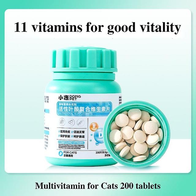 Rion Pet Cat Special Multivitamin Tablets Nutritional Supplement 100g To Supplement 11 Kinds Of Vitamins Necessary For The Body on Productcaster.