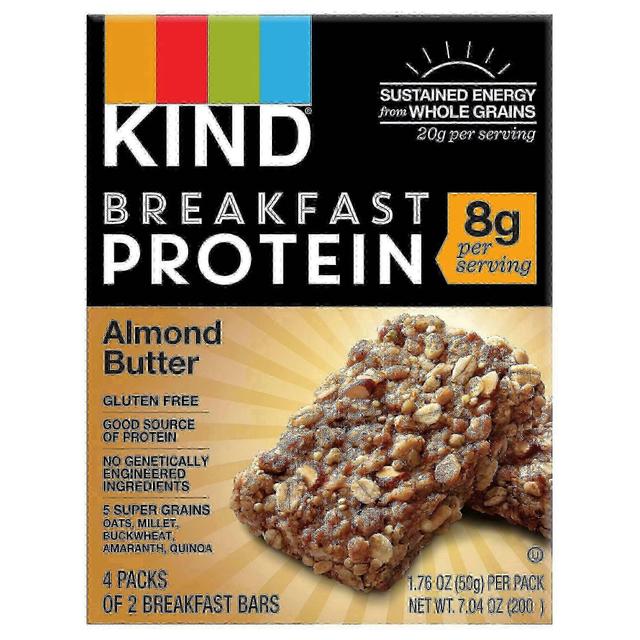 Kind almond butter protein breakfast bars, 4 pack x 2 ea on Productcaster.