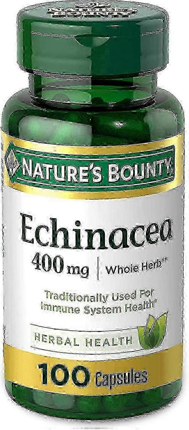 Natures Bounty Nature's bounty echinacea, 400 mg, capsules, 100 ea on Productcaster.