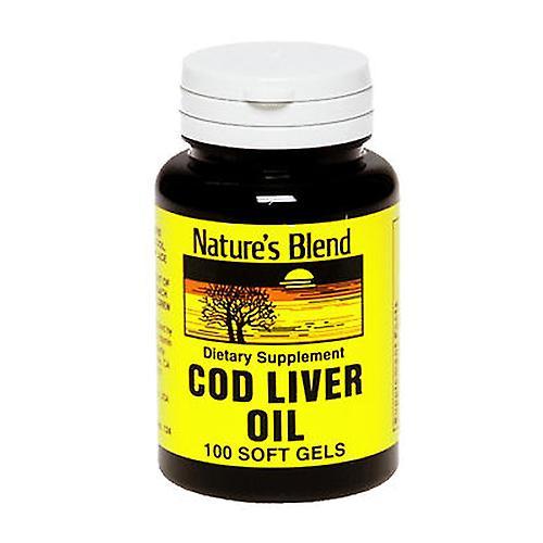 Nature's Blend Nature's Blend Cod Liver Oil Softgels, 100 čiapok (balenie po 1) on Productcaster.