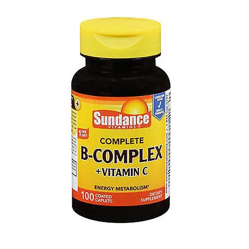 Sundance Vitamine Complete B-Complex + Vitamin C beschichtete Caplets, 100 Tabs (1er Packung) on Productcaster.