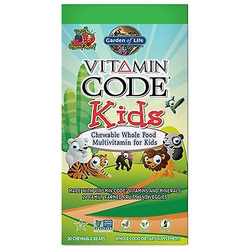 Code de vitamines Garden of Life,Enfants,30 à croquer (Paquet de 4) on Productcaster.