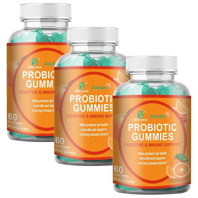 1-pack Probiotic Gummies | Salute dell'intestino prebiotico - Sistema immunitario e integratore digestivo 60 Gummies / bottiglia 3PCS on Productcaster.