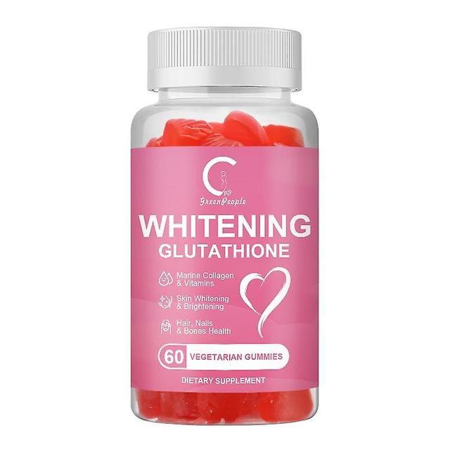 Eccpp Greenpeople Glutathione Skin Whitening Gummy Beauty Health Antioxidant Food Supplement Proteins For Muscle Mass Free Shipping 60pcs on Productcaster.