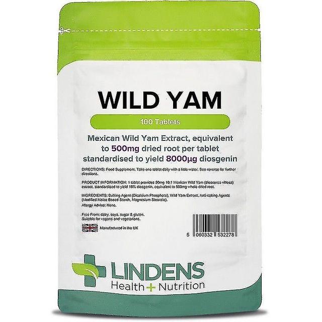 Wild Yam 500mg Comprimidos 100 (2278) on Productcaster.