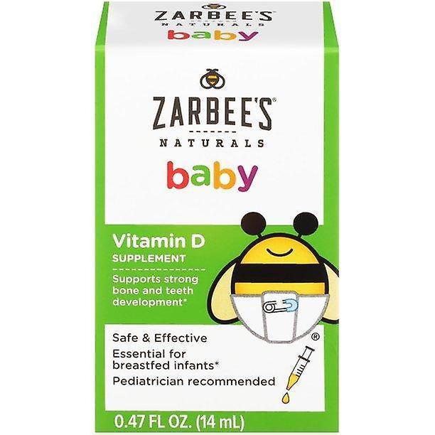 Zarbees Zarbee's naturals baby vitamin d supplement drops, 0 .47 fl oz on Productcaster.