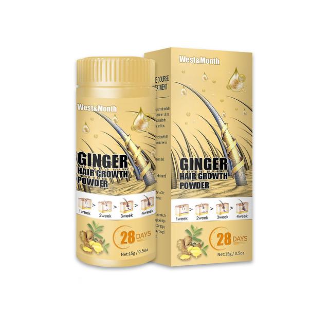 Qian West&month Ginger Powder Nourishing, Nutritious, Roots, Nourishing, And Stimulating Hair Follicles Hair Care Powder 15g on Productcaster.