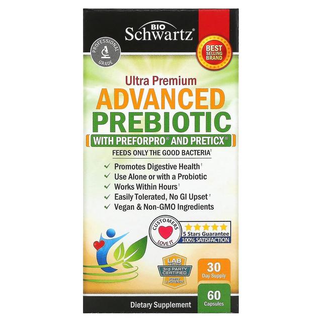 BioSchwartz, Ultra Premium Advanced Prebiotic, 60 Capsule on Productcaster.