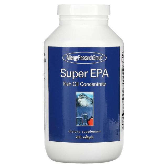 Allergy Research Group, Super EPA, Fish Oil Concentrate, 200 Softgels on Productcaster.