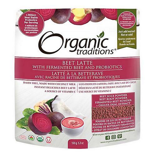 Organic Traditions Tradições orgânicas Latte Beet com probióticos, 150 gramas on Productcaster.