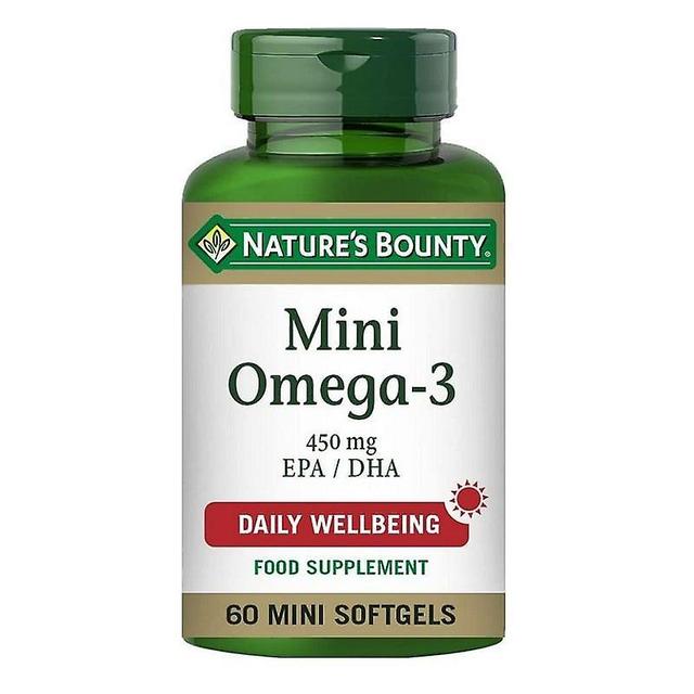 Natures Bounty Naturens Bounty Mini Omega-3 450 mg EPA/DHA 60 (12536500) on Productcaster.