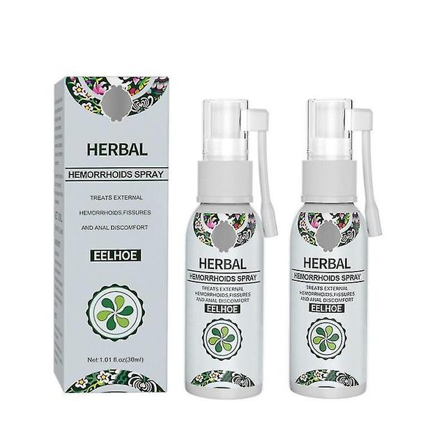 2pcs Natural Herbal Hemorrhoids Spray Natural Herbal Hemorrhoids Spray 30ml Xinda on Productcaster.