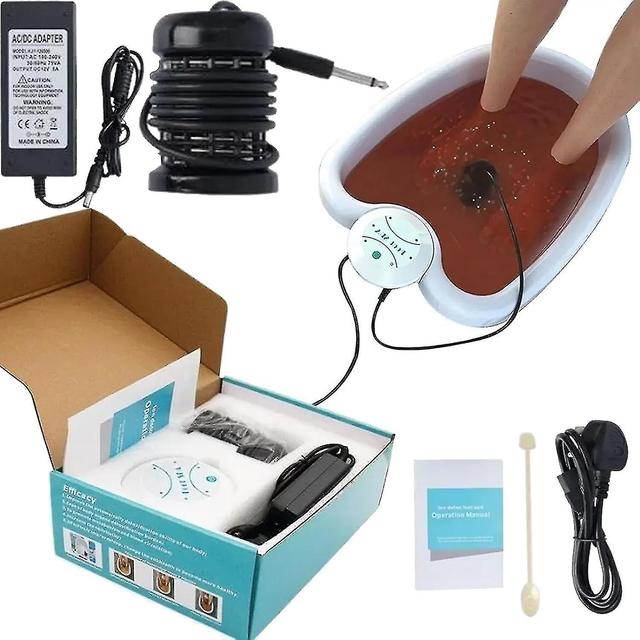 Mike Healifeco Ionic Foot Spa At Home Detox And Cleanse - Ionic Detox Foot Bath Machine, Detoxify Your Body From Hazardous Impurities UK Plug on Productcaster.