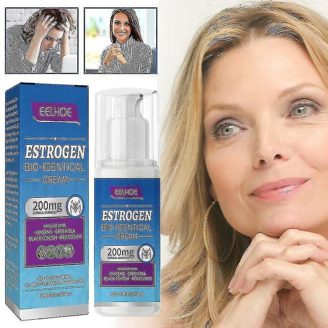 100ml Estro-gen Creme Para Aliviar a Menopausa - Melhora o seu Metabolismo Interno E Externo Equilíbrio on Productcaster.