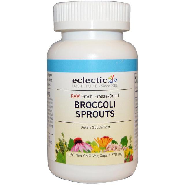 Eclectic Institute, Broccoli Sprouts, 270 mg, 150 Veggie Caps on Productcaster.