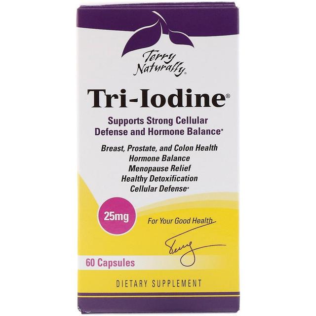 Terry Naturally, Tri-Iodine, 25 mg, 60 Capsules on Productcaster.