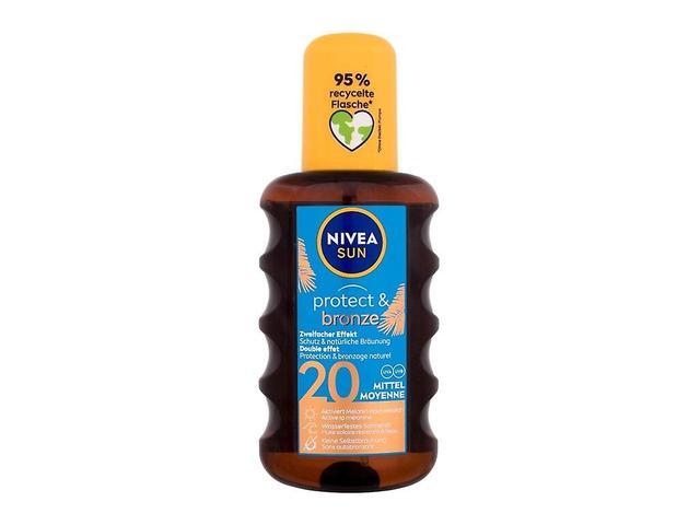 Nivea - Olejek w sprayu Sun Protect & Bronze SPF20 - Unisex, 200 ml on Productcaster.