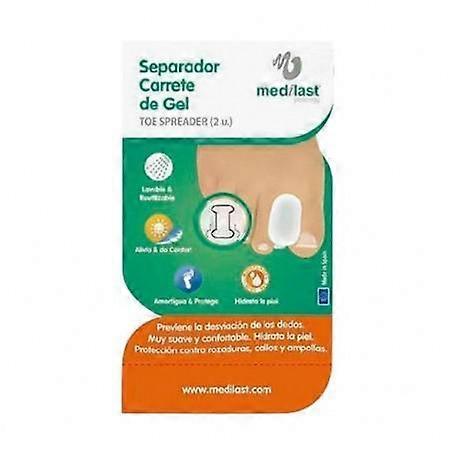 Experience ultimate comfort with medilast large gel toe separators - set of 2 on Productcaster.