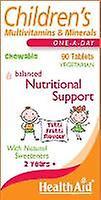 Health Aid Children's MultiVitamin + Minerals - Chewable (Tutti-fruity Flavour), 30 Tablets on Productcaster.