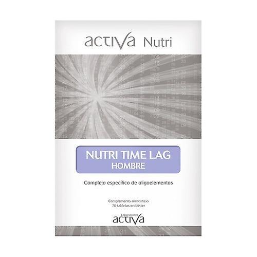 Activa Nutri time lag man 70 vegetable capsules on Productcaster.