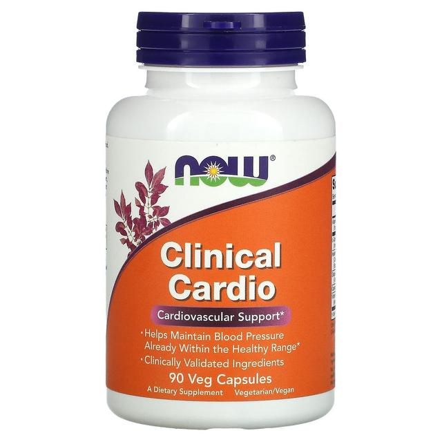 NOW Foods, Clinical Cardio, Cardiovascular Support, 90 Veg Capsules on Productcaster.