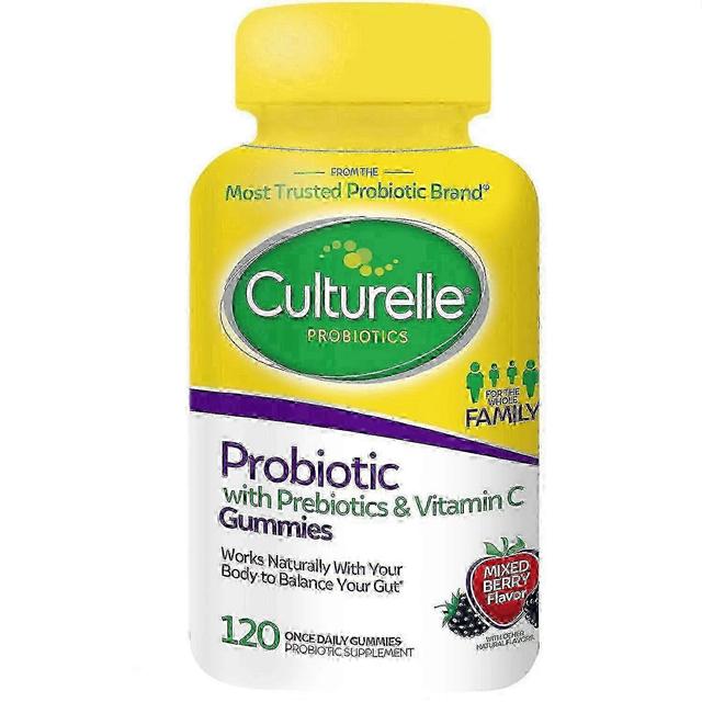 Culturelle vitamin c gummies with prebiotics, 120 ea on Productcaster.