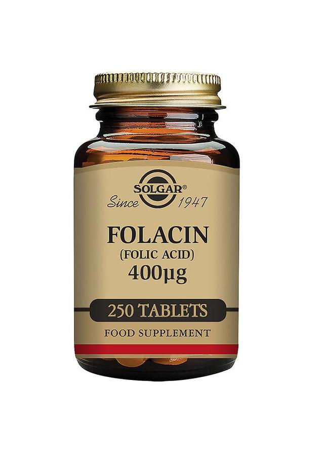 Solgar folacin (ácido fólico) 400ug 250's on Productcaster.