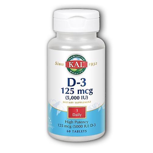 Kal Ultra D-3, 5.000 IE, 60 Tabletten (Packung mit 2 Stück) on Productcaster.