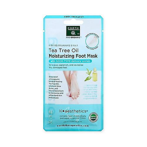 Earth Therapeutics Tea Tree Oil Moisturizing Foot Mask, 1 Unit (Pack of 1) on Productcaster.