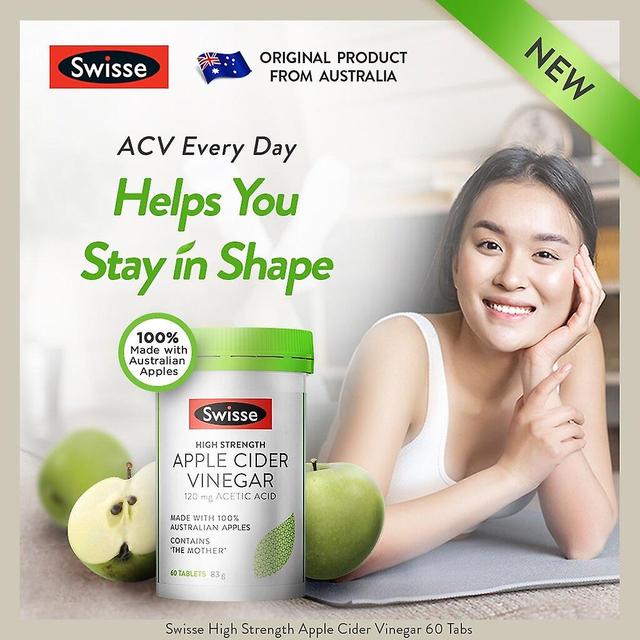 Timktv Swisse High Strength Apple Cider Vinegar 60 Tabletten + beauty Bright Skin Booster 60 Soft Capsules Apple Cider Azijn 6 Tab Onesize on Productcaster.