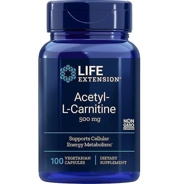 Life Extension Acetyl-L-Carnitine 500mg Vegicaps 100 on Productcaster.