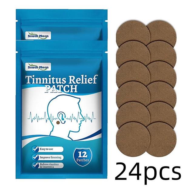 24szt Tinnitus Treatment Patch na ból ucha Protect Hearing Loss Naklejka Naturalny ekstrakt ziołowy Chiński Plast medyczny on Productcaster.