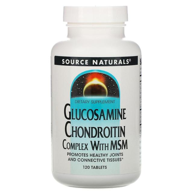 Source Naturals Kilde Naturals, Glucosamin Chondroitin Kompleks med MSM, 120 tabletter on Productcaster.