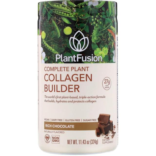 PlantFusion, komplett växtkollagenbyggare, rik choklad, 324 g on Productcaster.