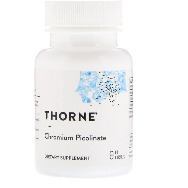 Thorne Research, Kromipikolinaatti, 60 Kapselia on Productcaster.