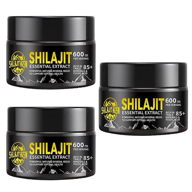 Pure Himalaya Shilajit SoftResin Fulizhi Harspasta Fulvic 85+ Mineralen 3pcs on Productcaster.