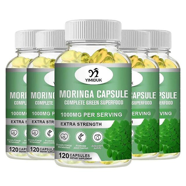 Venalisa Yimiduk Moringa Capsule Energy Metabolism & Immune Joint & Skin Health Cardiovascular Healthy Dietary Supplement 5 Bottles 60 pcs on Productcaster.