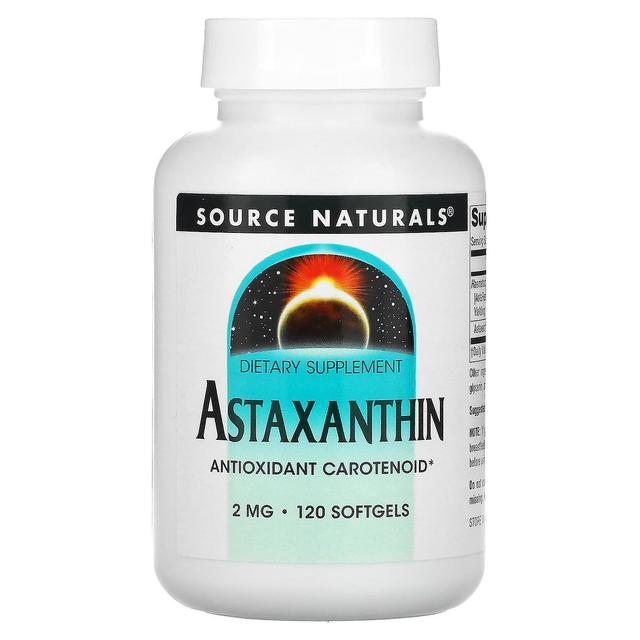 Source Naturals, Astaxanthin, 2 mg, 120 Softgels on Productcaster.