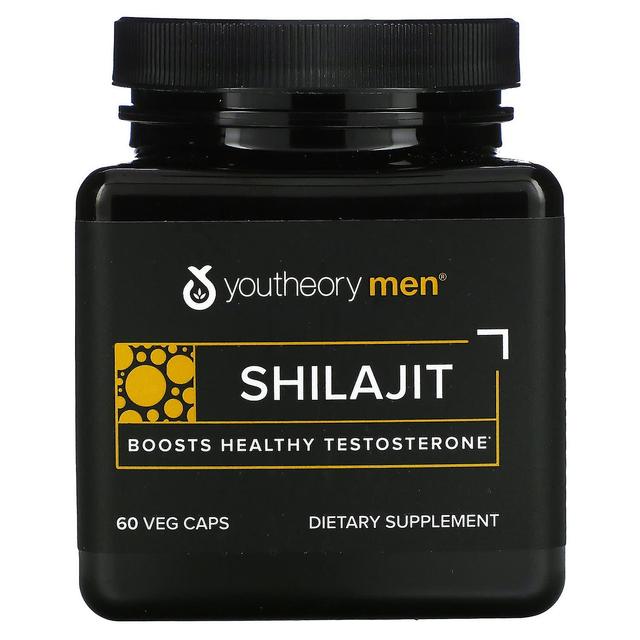 Youtheory, miehet, Shilajit, 60 kasviskorkkia on Productcaster.